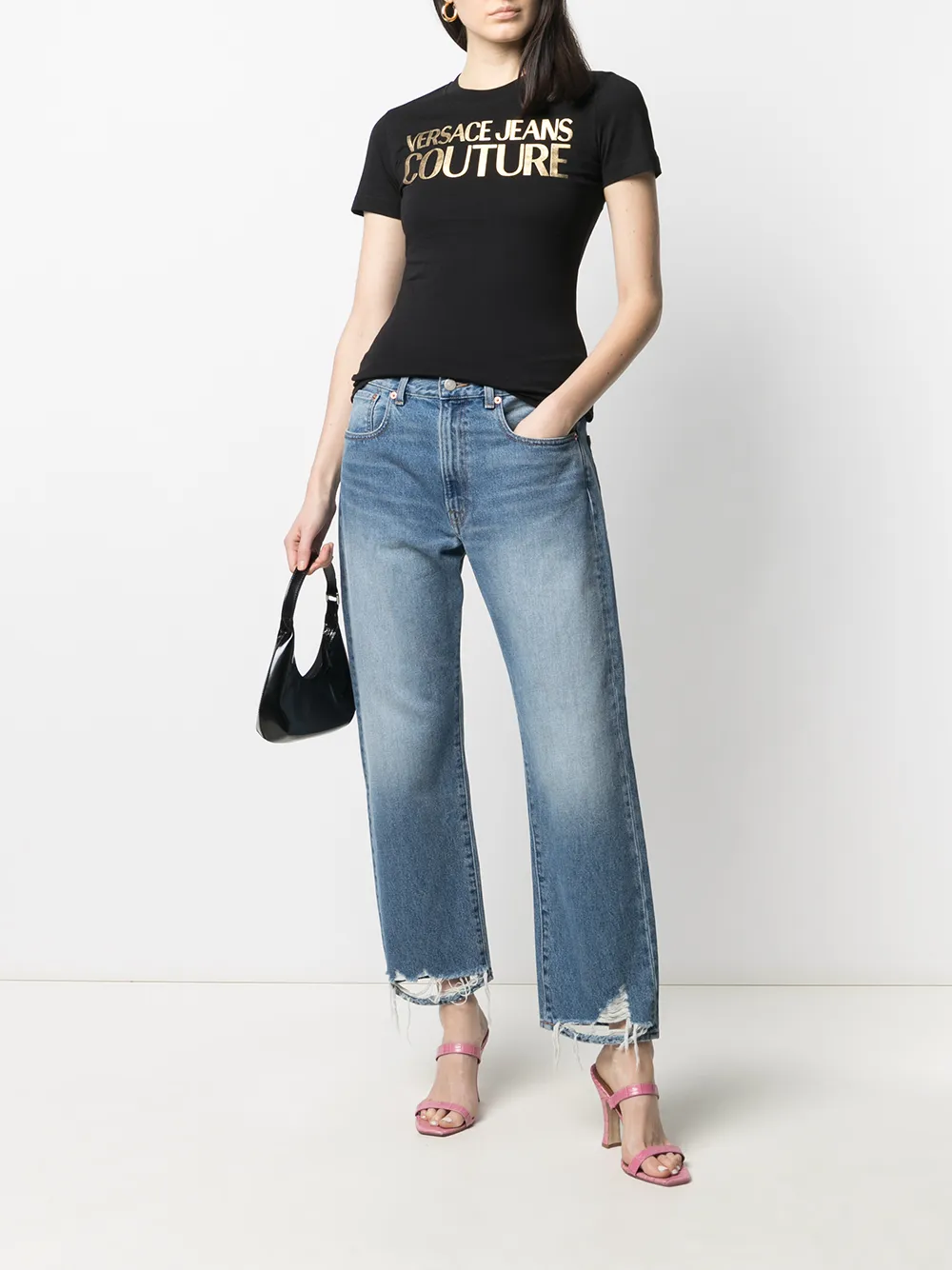 фото Versace jeans couture футболка с логотипом