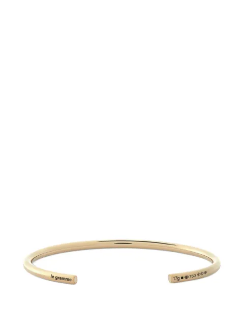 Le Gramme 18kt yellow gold 17 Grams bangle bracelet