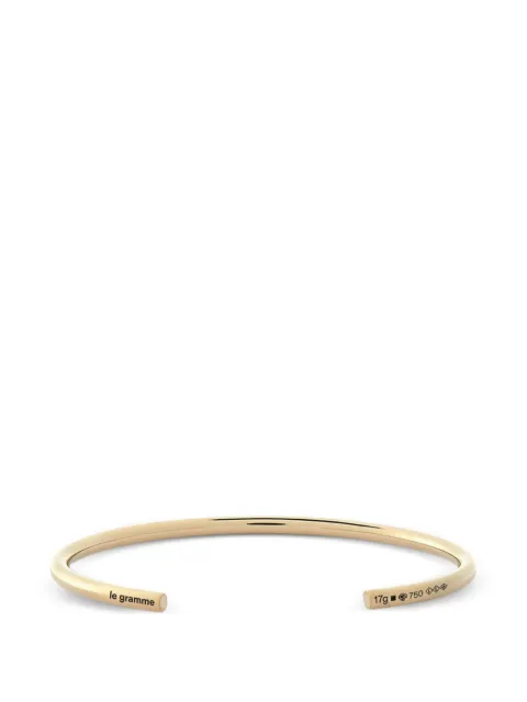 Le Gramme 18kt yellow gold 17 Grams bangle bracelet