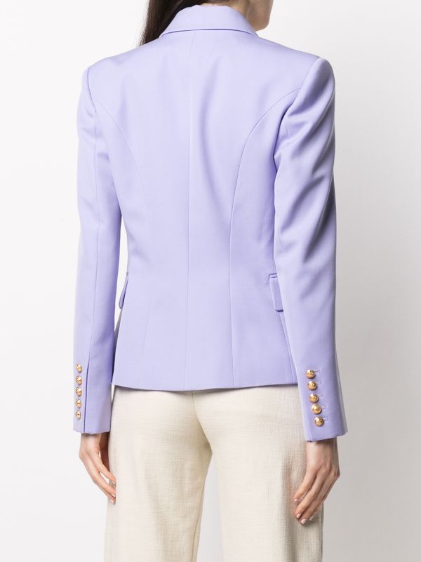 balmain lilac blazer