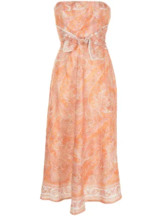 zimmermann orange dress