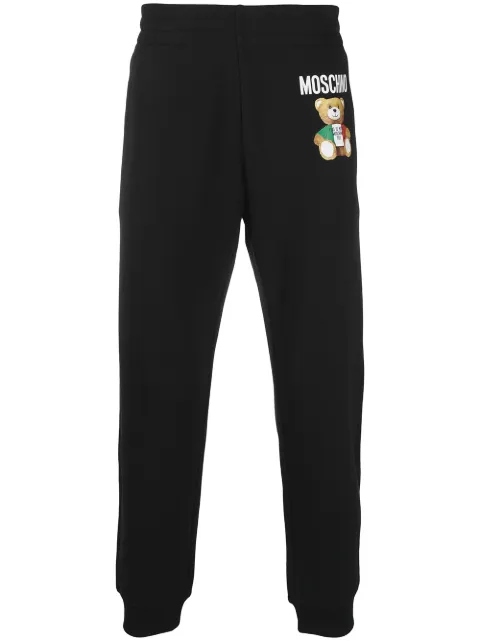 moschino tape cuffed track pants