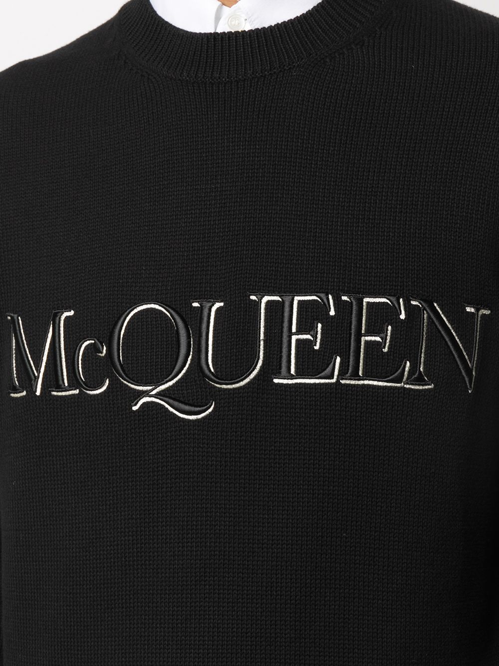 фото Alexander mcqueen толстовка с круглым вырезом и логотипом