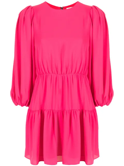 Alice+Olivia Shayla puff-sleeve Mini 