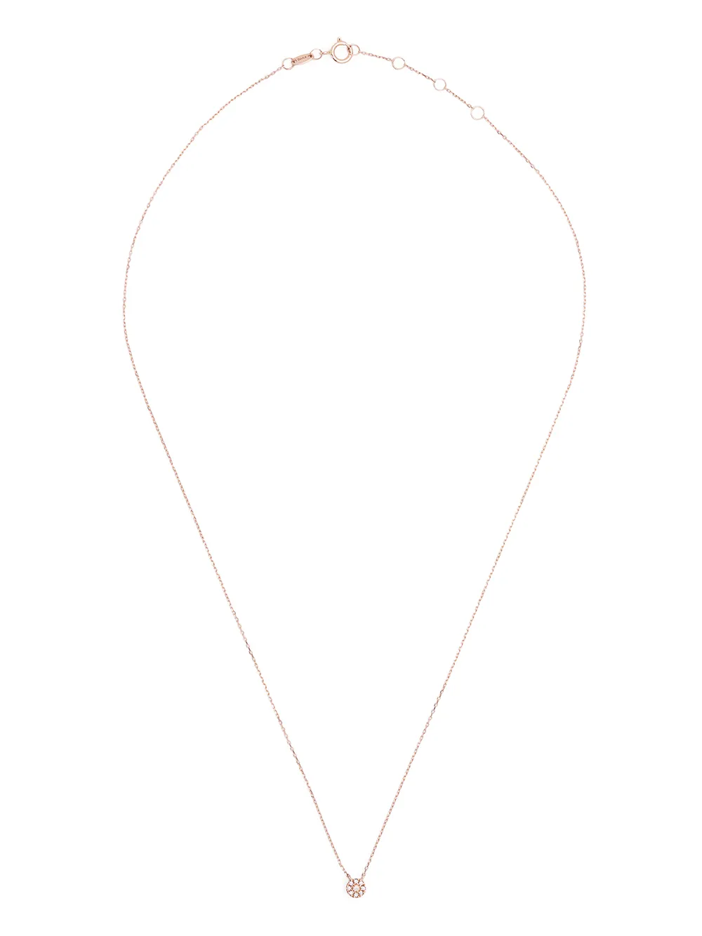 Djula Collana in oro rosa 18kt Target con diamanti | Collane | Image 3