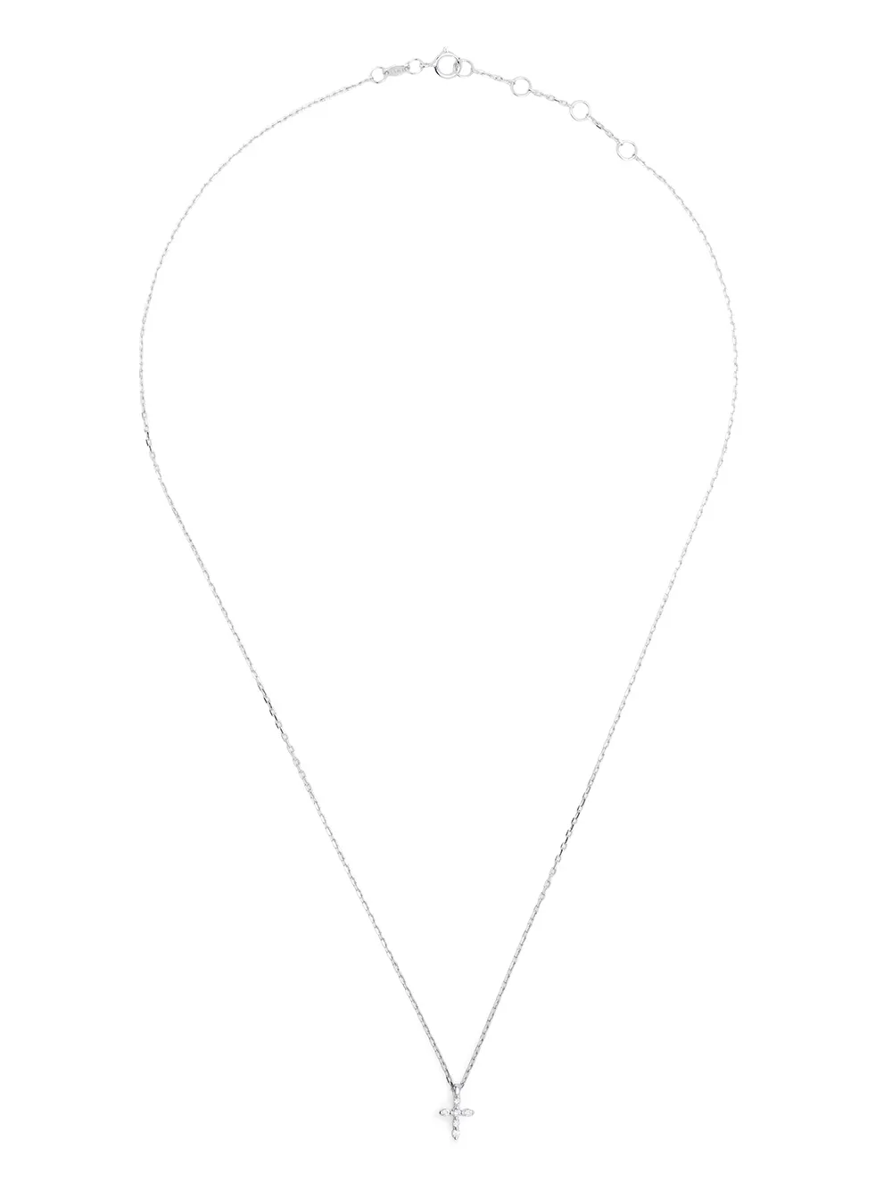 Djula Collana in oro bianco 18kt con diamanti | Collane | Image 3