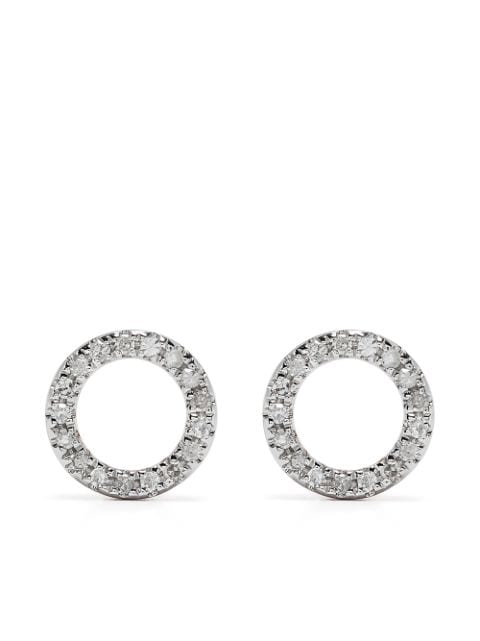 Djula 18kt rose gold diamond Circle earrings