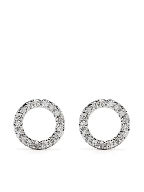 Djula 18kt rose gold diamond Circle earrings