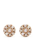 Djula 18kt rose gold diamond Target earrings - Pink