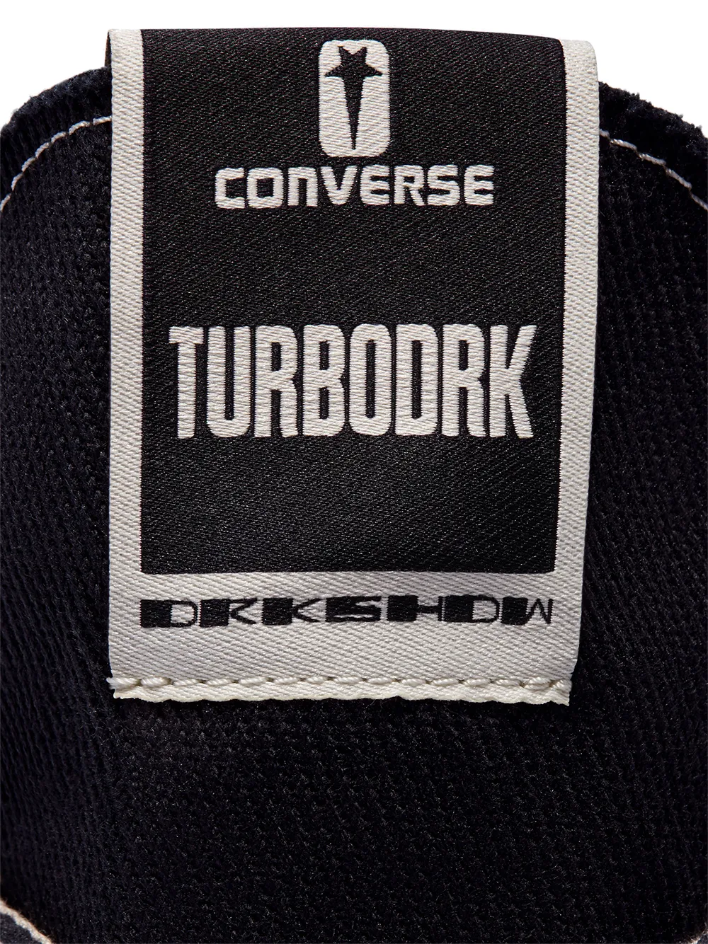 фото Rick owens drkshdw высокие кеды из коллаборации с converse
