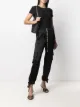 Image 2 of Versace Jeans Couture gathered front T-shirt