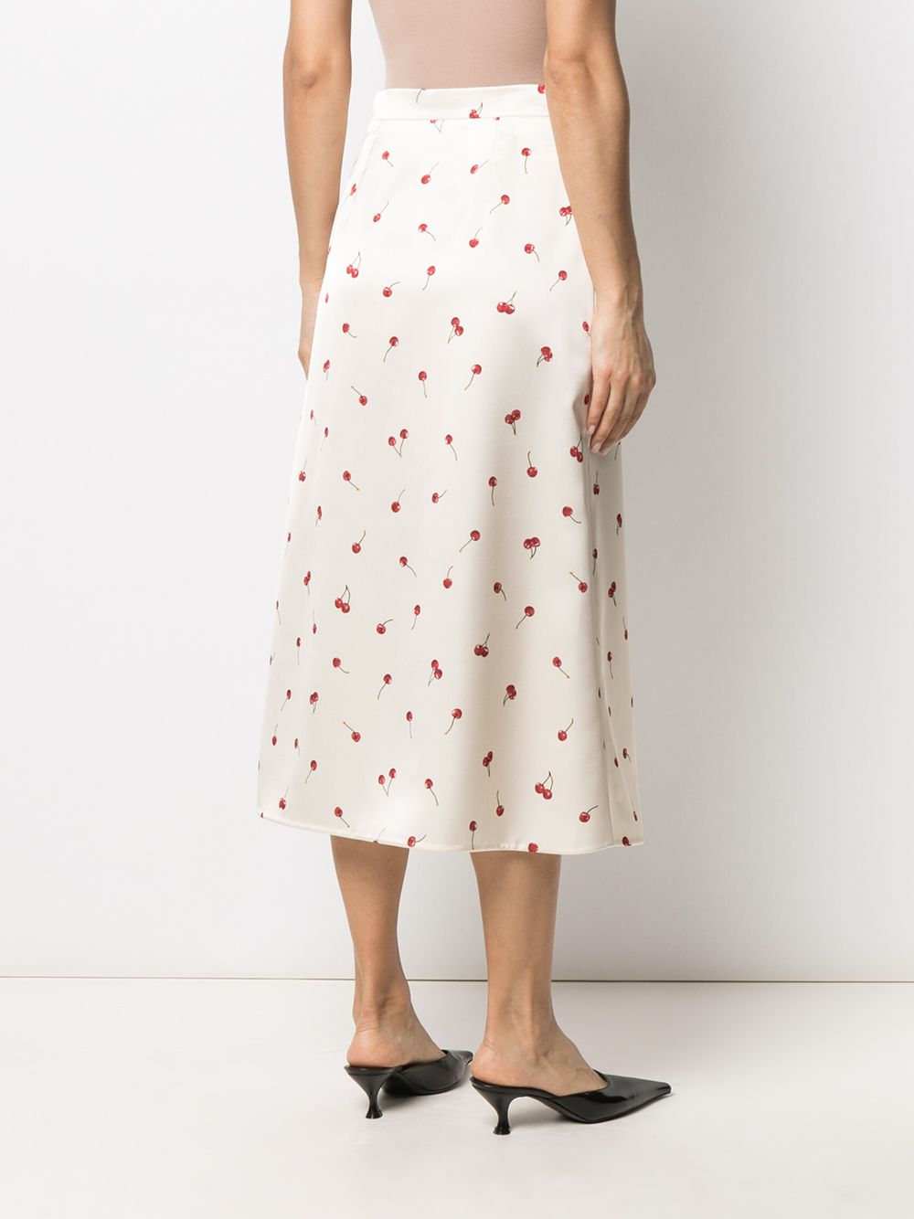 Miu Miu cherry-print A-line Skirt - Farfetch