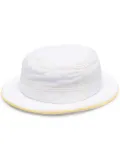 10 CORSO COMO contrast-stitch padded bucket hat - White