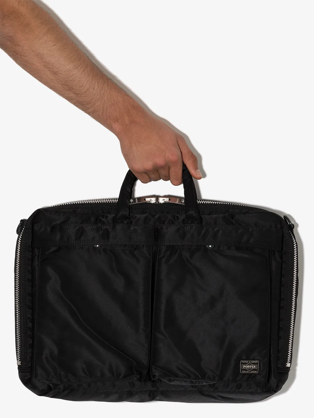 Black Tanker 2Way Briefcase | Smart Closet