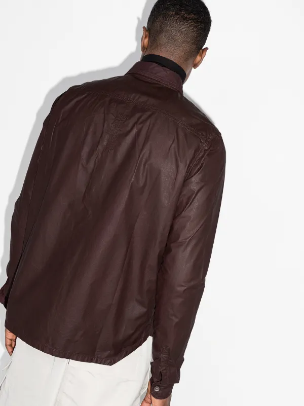 Shop Rick Owens DRKSHDW waxed effect 