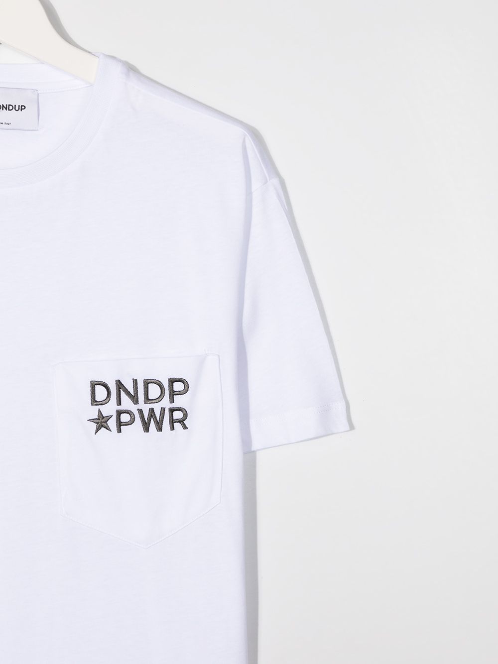 фото Dondup kids футболка с принтом dndp pwr