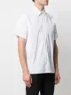 Prada logo-patch short-sleeve shirt