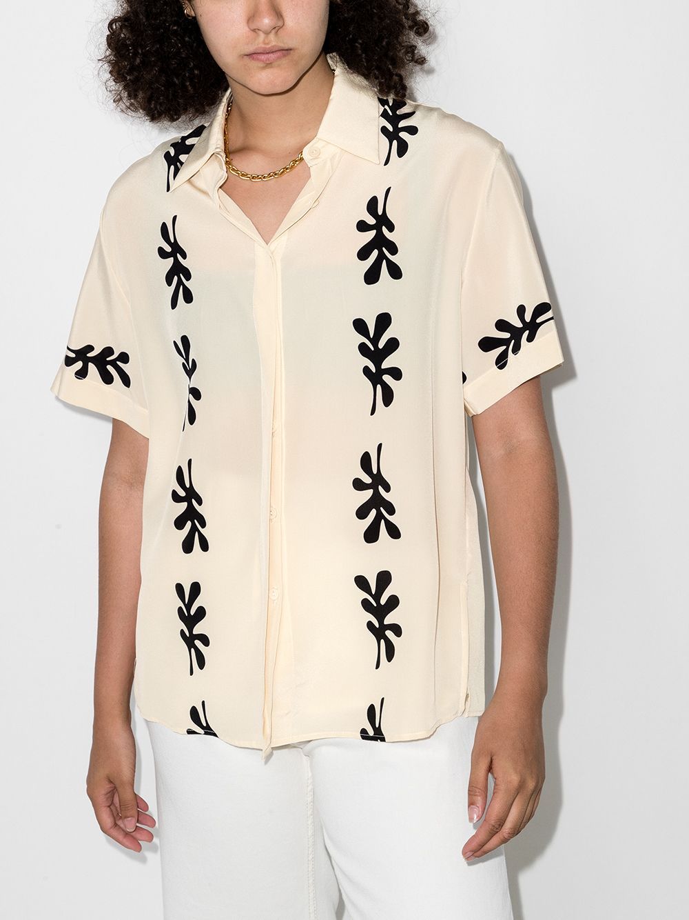 фото Matteau рубашка с короткими рукавами и принтом