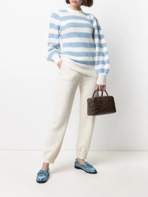 ganni stripe jumper