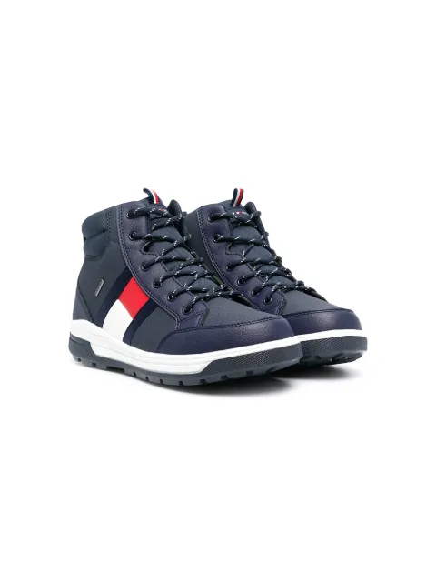 Tommy Hilfiger Junior TEEN lace-up leather boots