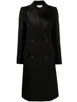 mid length coat with hood