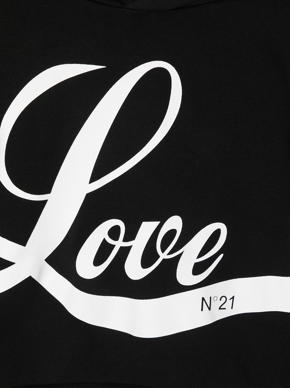 фото Nº21 kids love print hoodie