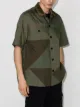 Image 2 of Sacai x Hank Willis patchwork shirt