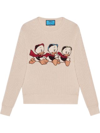 Shop Gucci x Disney Donald Duck jumper with Express Delivery - FARFETCH