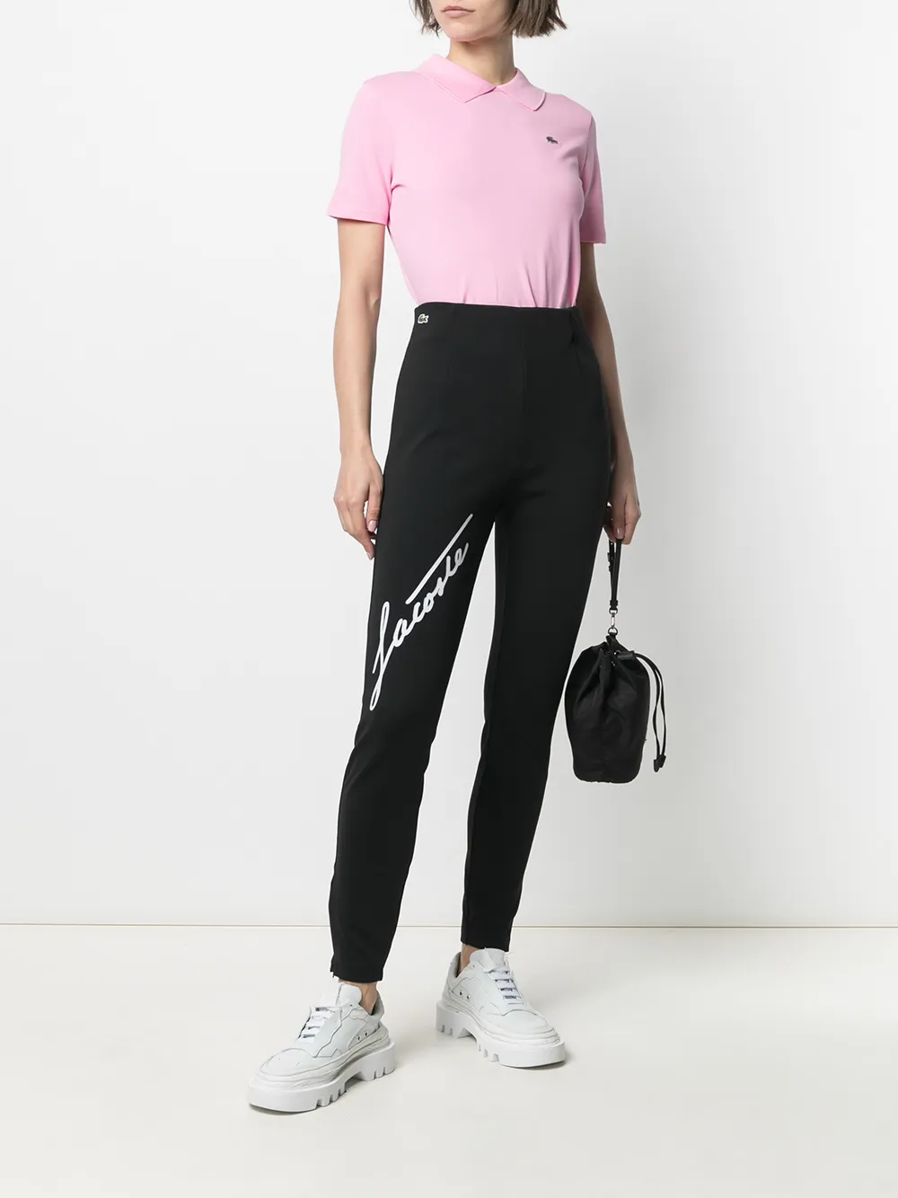 фото L&jr рубашка поло с вышитым логотипом