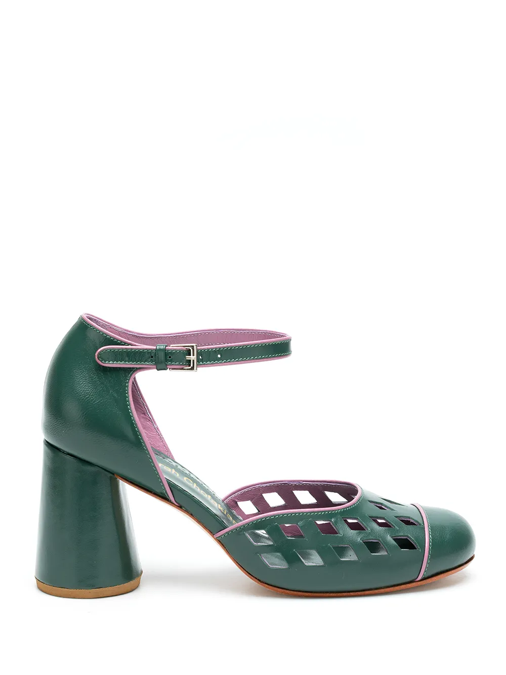 

Sarah Chofakian Ritz leather sandals - Green