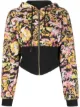 Image 1 of Versace Jeans Couture baroque-print contrast hoodie