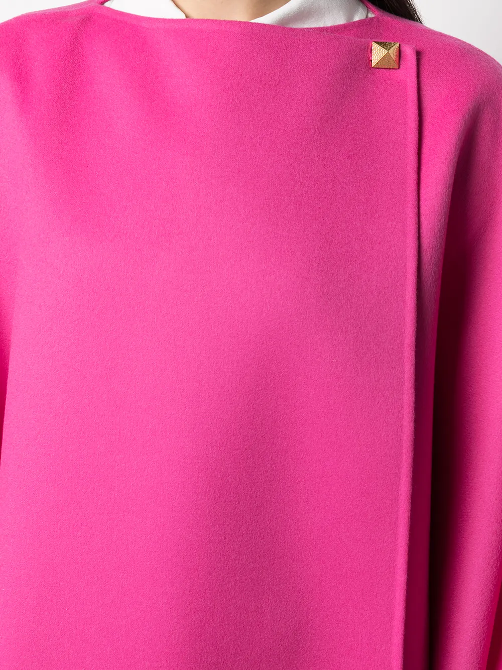 Valentino Garavani Gedrapeerde cape Roze