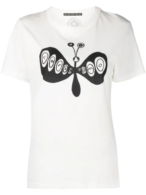 10 CORSO COMO playera con motivo de mariposa