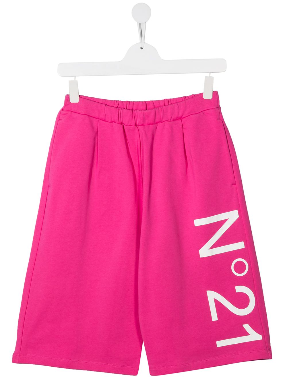 фото Nº21 kids logo print shorts