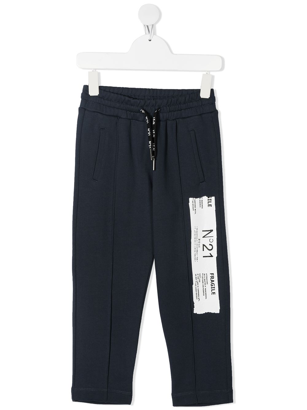 фото Nº21 kids logo print track pants