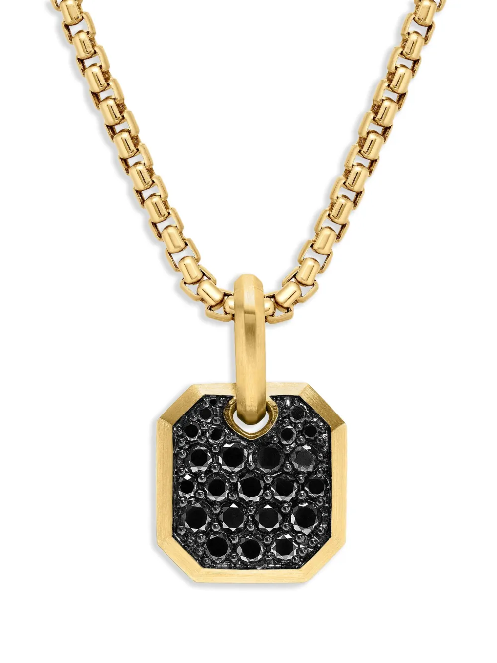 David Yurman 18kt yellow gold Roman diamond amulet (15mm) | Gold | Image 1