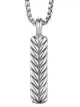 Image 1 of David Yurman sterling silver diamond pendant