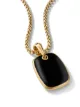 Image 2 of David Yurman 18kt yellow gold onyx amulet