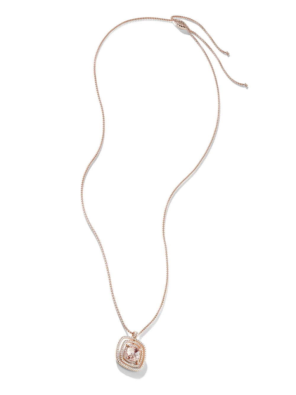 David Yurman колье Chatelaine из розового золота с бриллиантами