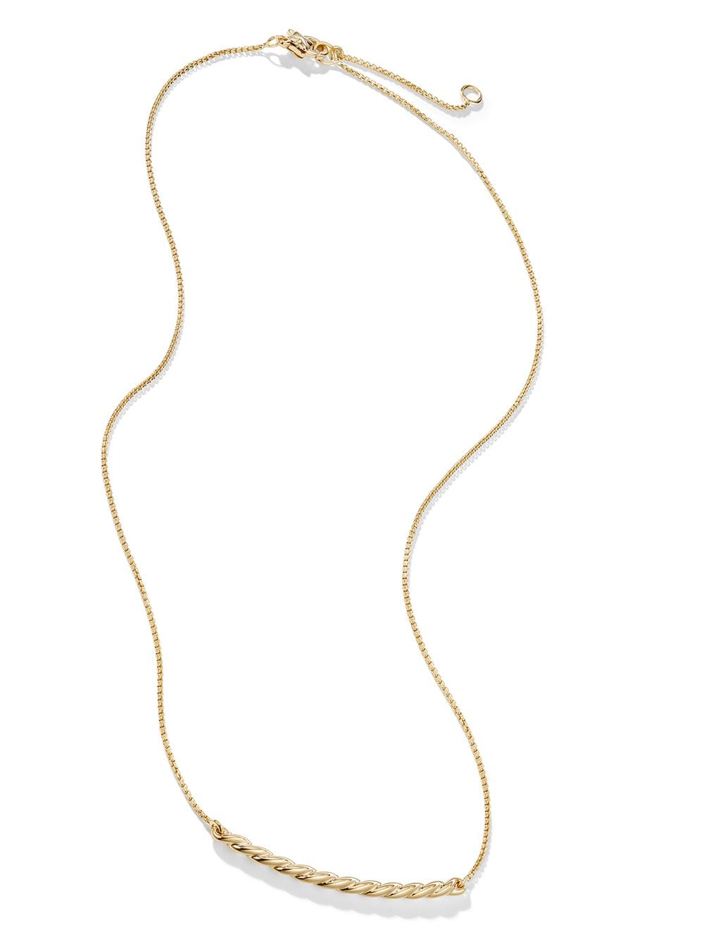 David Yurman 18kt geelgouden halsketting