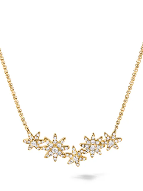 David Yurman collar Starburst en oro amarillo de 18kt con diamantes