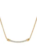 David Yurman 18kt yellow gold Petite Helena Wrap Station diamond necklace