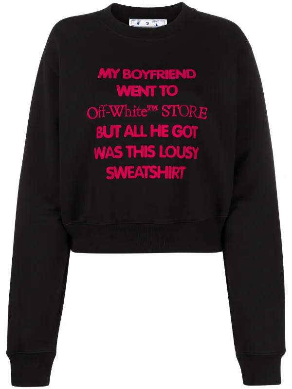 off white sweatshirt farfetch