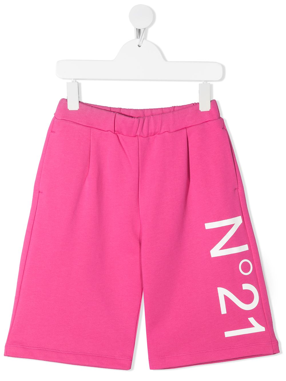 фото Nº21 kids logo print track short