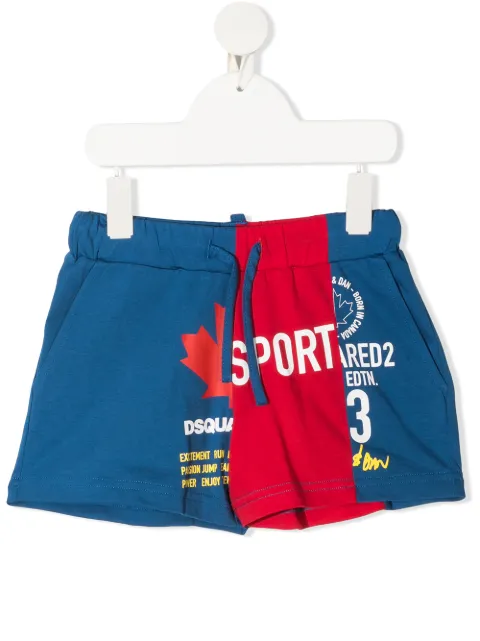 Dsquared2 Kids شورت رياضي بألوان متباينة