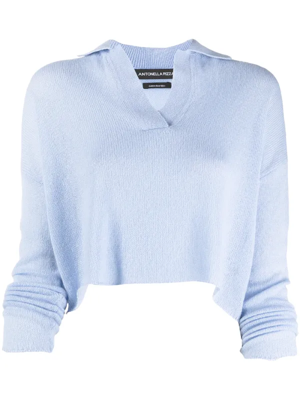 cashmere polo jumper