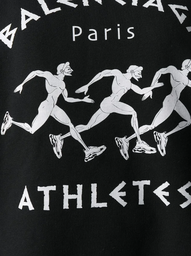 Balenciaga Athletes oversized hoodie black | MODES