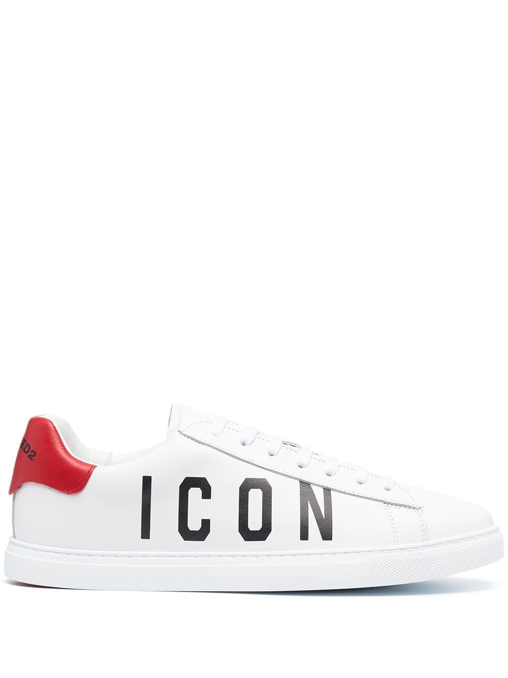Dsquared2 White & Black 'icon' New Tennis Sneakers