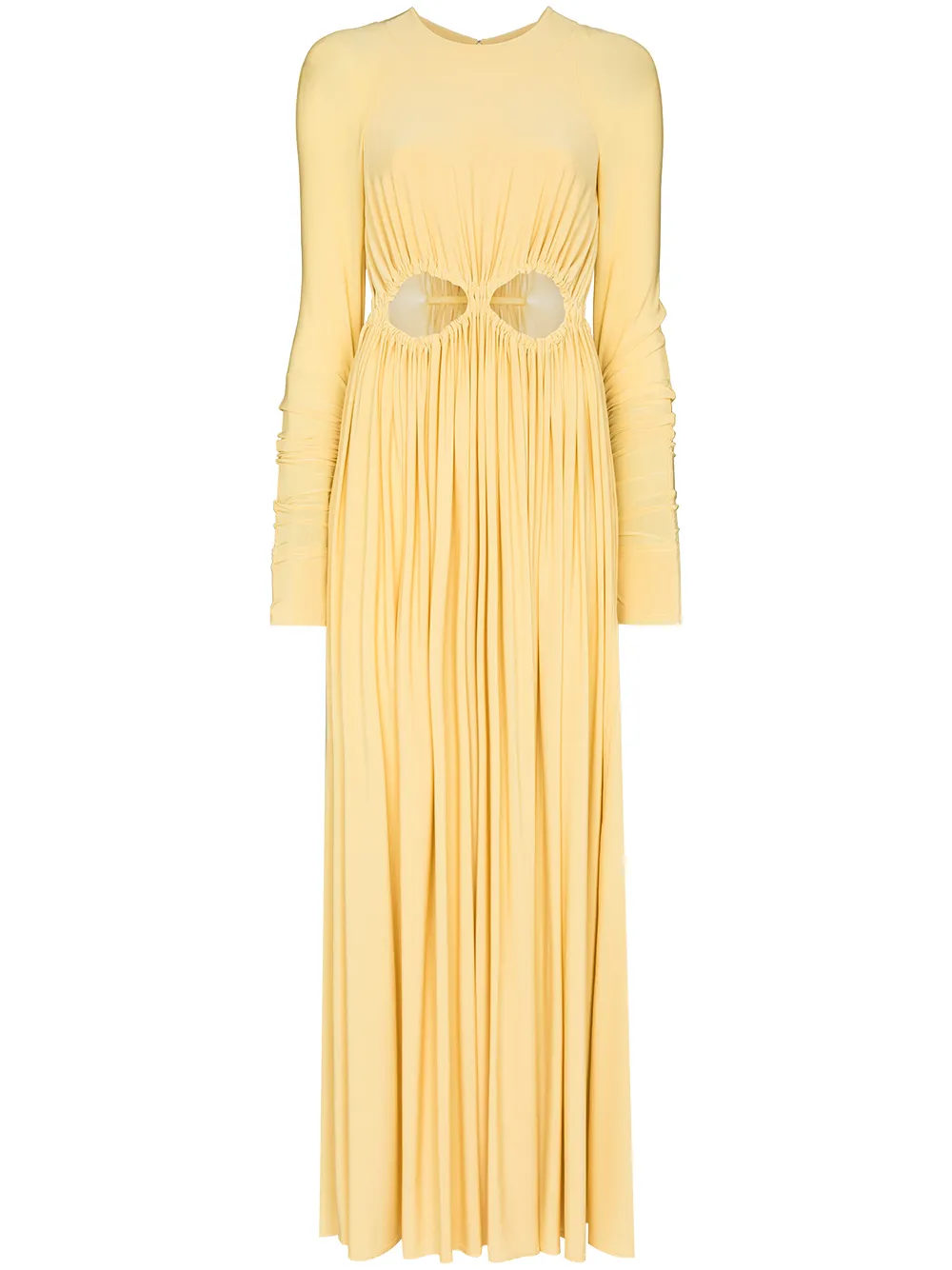 Image 1 of Victoria Beckham cut-out long-sleeve maxi dress