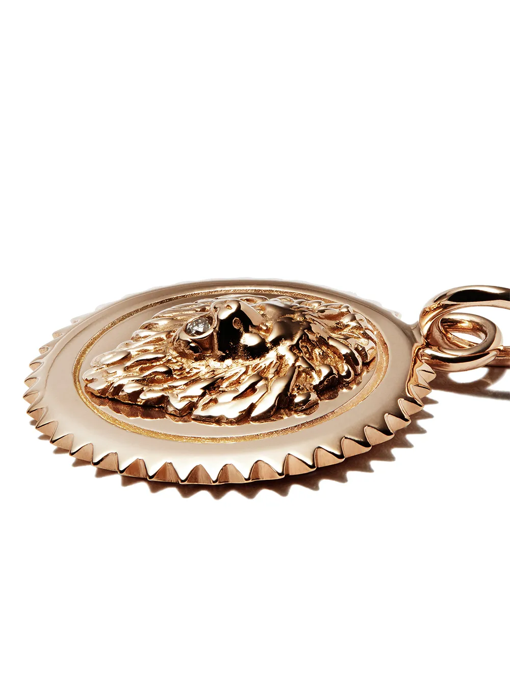 фото Foundrae подвеска из розового золота с бриллиантом